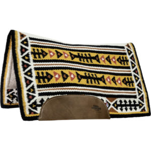 Mustang Slingin Arrows Wool Pad Tan Wool Bottom III